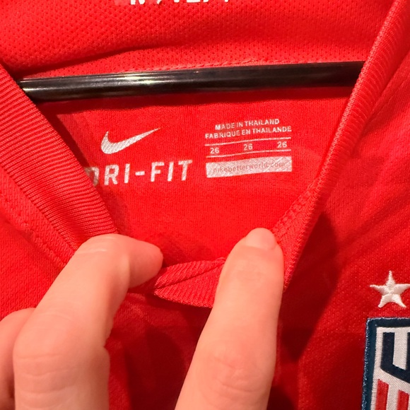 Nike 2019 Team USA Vaporknit #10 Christian Pulisic Jersey Size Youth Small - Picture 4 of 5